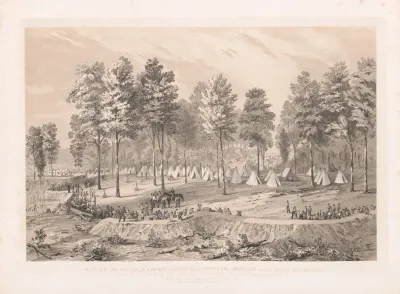 The 31st Regt Ohio Volunteers Col M B Walker Building Breastworks And Embrasures Before Corinth Miss May 1862 2