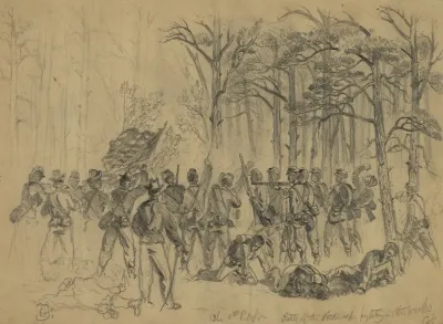 The 6th Corps Battle Of The Wilderness Fighting In The Woods