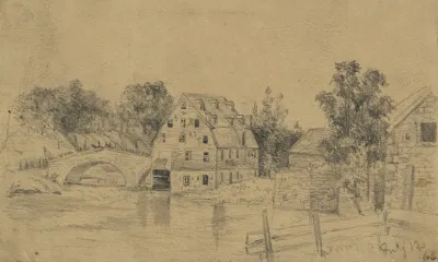 The 6th Corps Genl Sedgwick Crossing The Bridge At Funkstown Antietam Creek In Pursuit Of Genl Lees Forces After Gettysburg