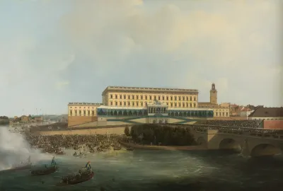 The Acclamation Of King Carl Xiv Johan Of Sweden In 1818