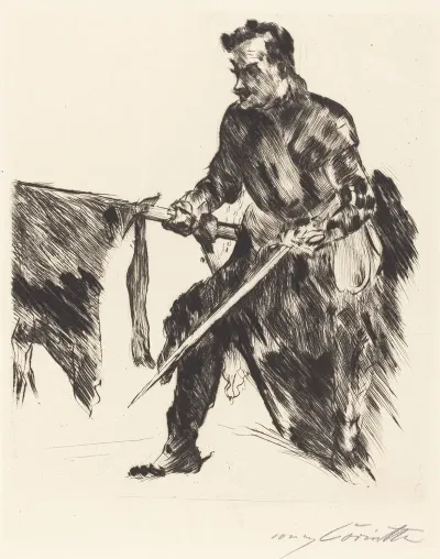 The Actor Rudolf Rittner In The Role Of Florian Geyer