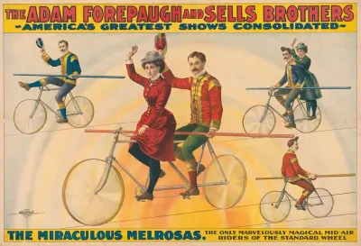 The Adam Forepaugh And Sells Brothers The Miraculous Melrosas