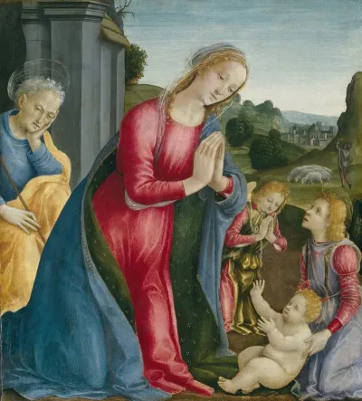 The Adoration Of The Christ Child 2