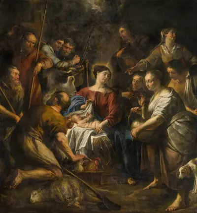 The Adoration Of The Shepherds 90