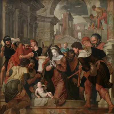 The Adoration Of The Shepherds 91