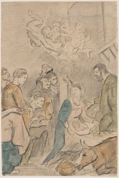 The Adoration Of The Shepherds 95