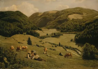 The Alb Valley Near Sankt Blasien