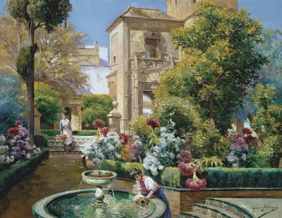 The Alcazar Gardens Seville