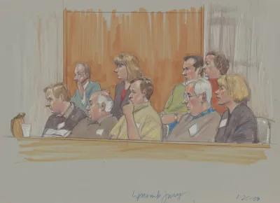 The All White Jury At The Bribery Trial Of Albert Louis Lipscomb African American Dallas City Council Member Amarillo Texas Where He Was Found Guilty