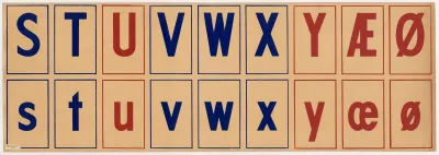 The Alphabet S To O