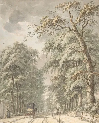 The Amstelveen Road From Amsterdam Towards Amstelveen
