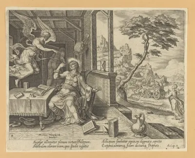 The Angel Appearing To St Philip