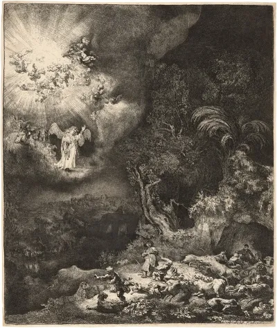 The Angel Appearing To The Shepherds 6