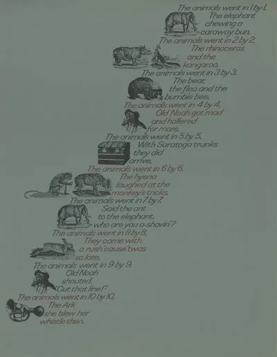 The Animals Went In 1 By 1