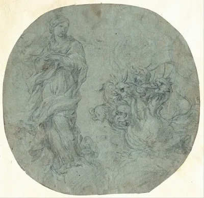 The Apocalyptic Woman With The Dragon