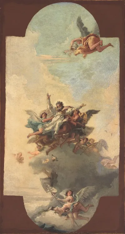 The Apotheosis Of A Pope And Martyr