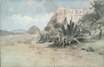 The Approach To The Acropolis