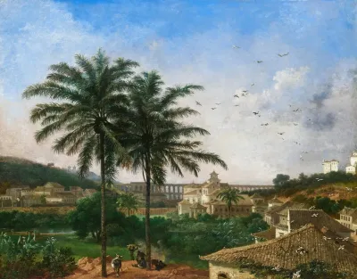 The Aqueduct At Rio De Janeiro