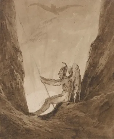 The Archangel Gabriel Awaiting Night