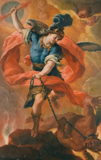 The Archangel Michael Defeating The Devil