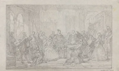 The Archdukes Albert And Isabella Visit The Printer Plantin 2