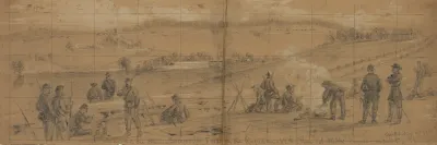 The Army Of The Potomac Somerville Ford On The Rapidan
