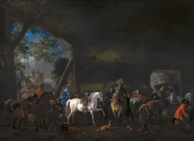 The Arrival At The Stable