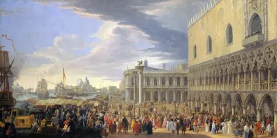The Arrival Of The Earl Of Manchester In Venice