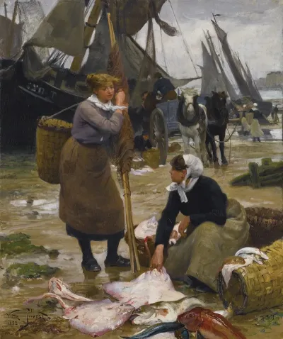The Arrival Of The Fishing Boats 2