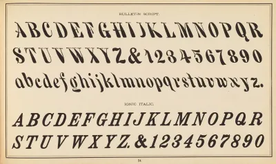 The Art Of Lettering And Sign Painters Manual Pl 23