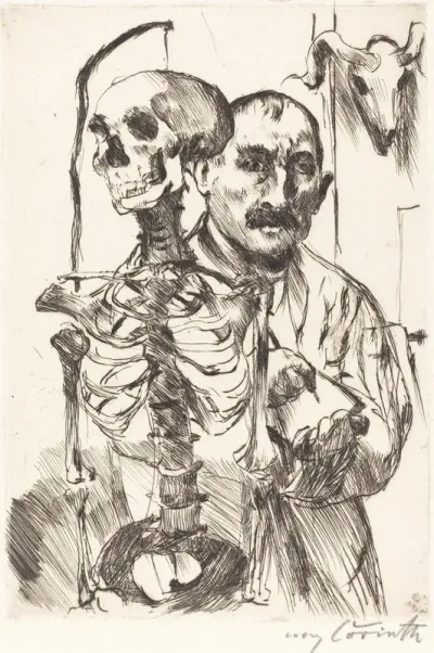The Artist And Death Ii Der Kunstler Und Der Tod Ii