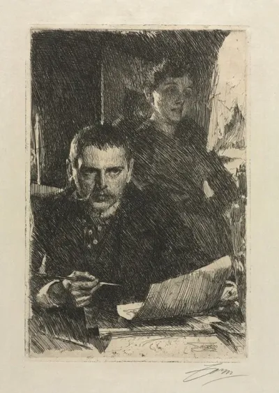The Artist And His Wife