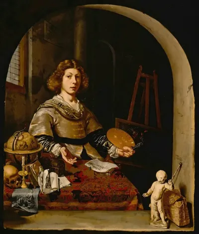The Artist In His Studio