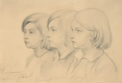 The Artists Children Friedrich Emil And Ernst