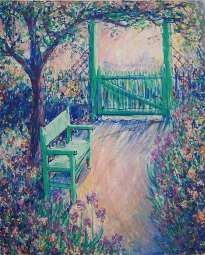 The Artists Garden The Green Chair