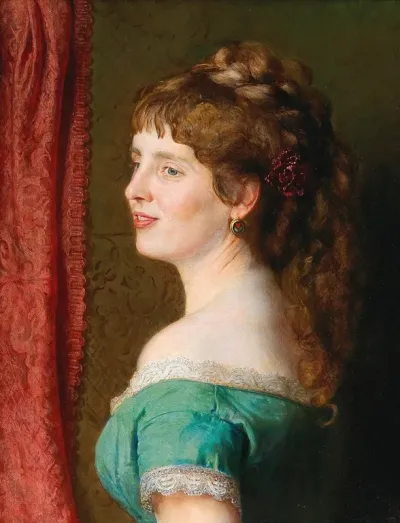 The Artists Second Wife Anna Josefa Theresia Brajer