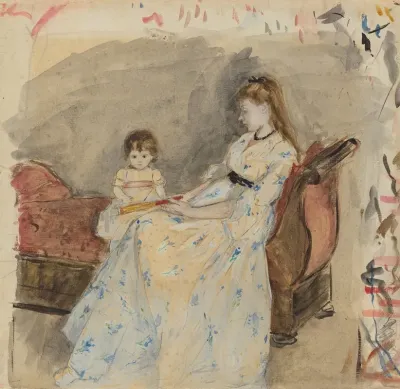The Artists Sisteredma With Her Daughter Jeanne