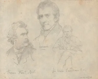 The Artists Thomas Faed Antonio Canova En Edwin Henry Landseer
