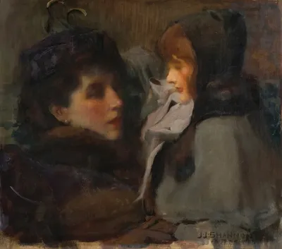 The Artists Wife And Daughter
