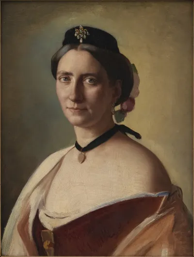 The Artists Wife Mrs Alma Bloch Nee Trepka