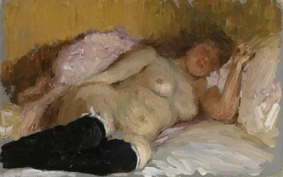 The Artists Wife Natalia Nordman Sleeping