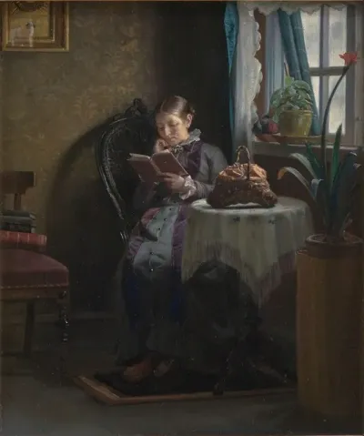 The Artists Wife Reading