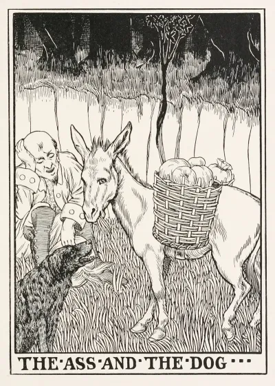 The Ass And The Dog
