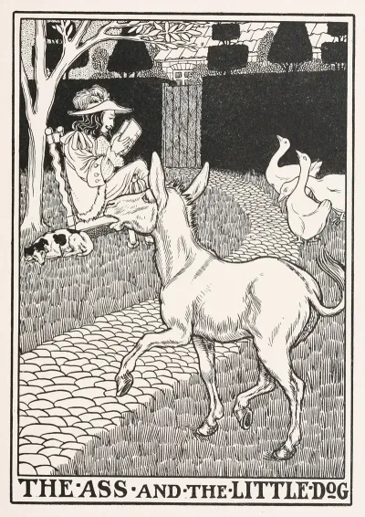 The Ass And The Little Dog