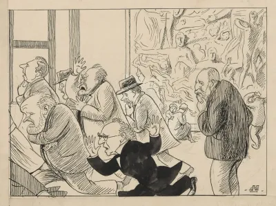 The Audience Flees From A Work Of Art