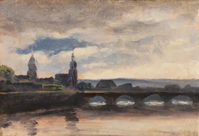 The Augustusbrucke In Dresden
