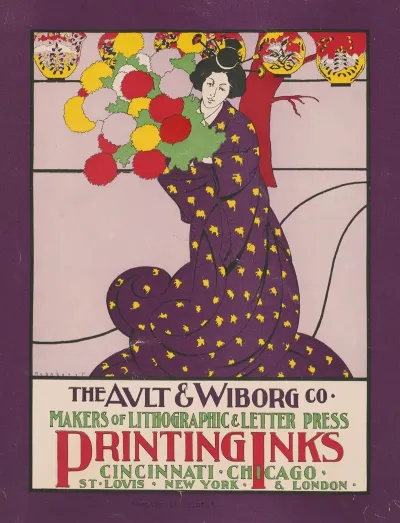 The Ault And Wiborg Co Makers Of Lithographic Letter Press Printing Inks Cincinnati Chicago