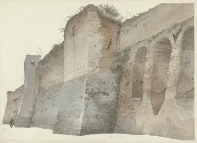 The Aurelian Wall In Rome