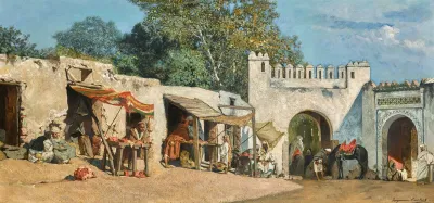 The Bab El Fahs Gate Tangier