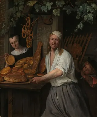 The Baker Arent Oostwaard And His Wife Catharina Keizerswaard